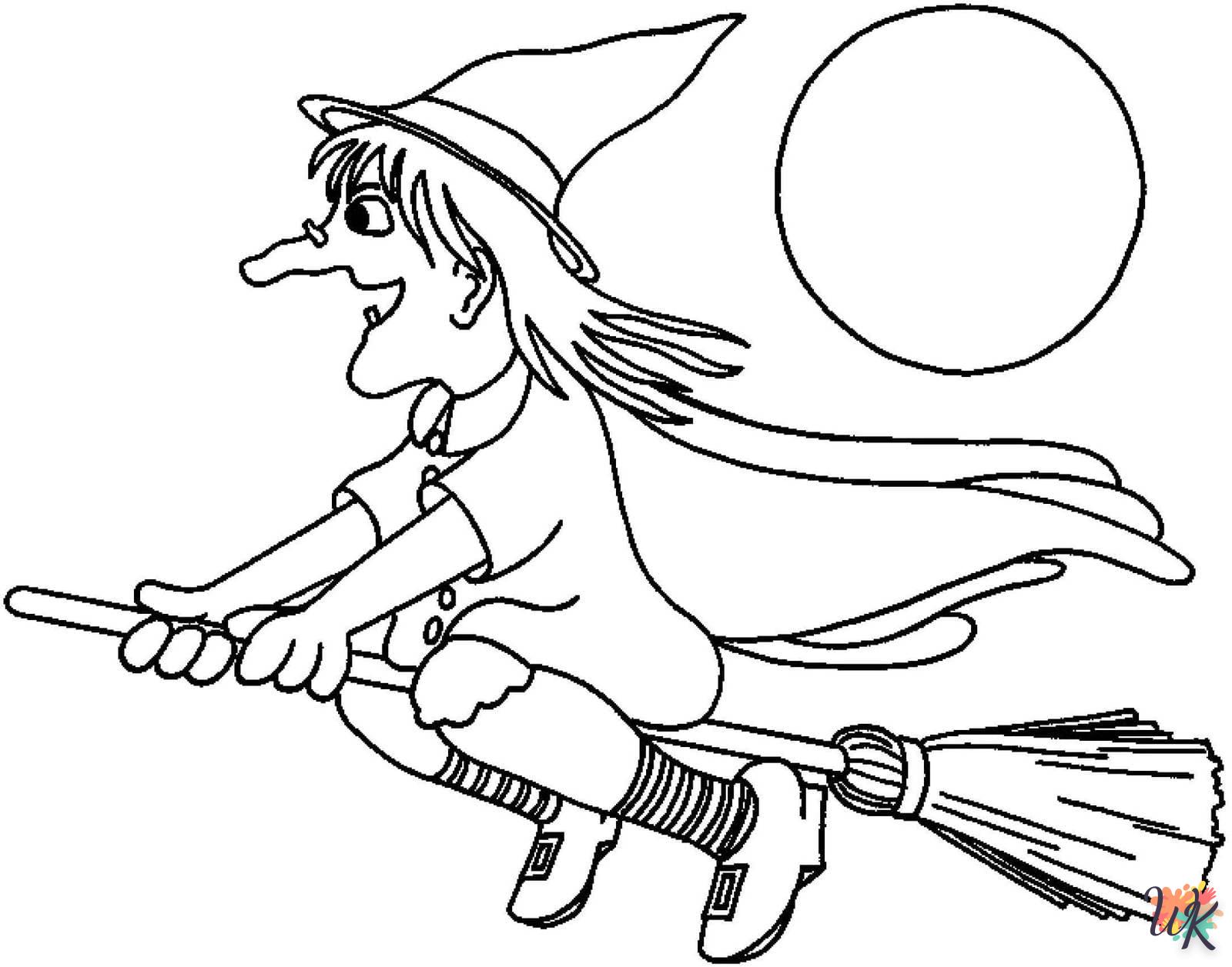 Strega 73 Disegni da Colorare Strega 71